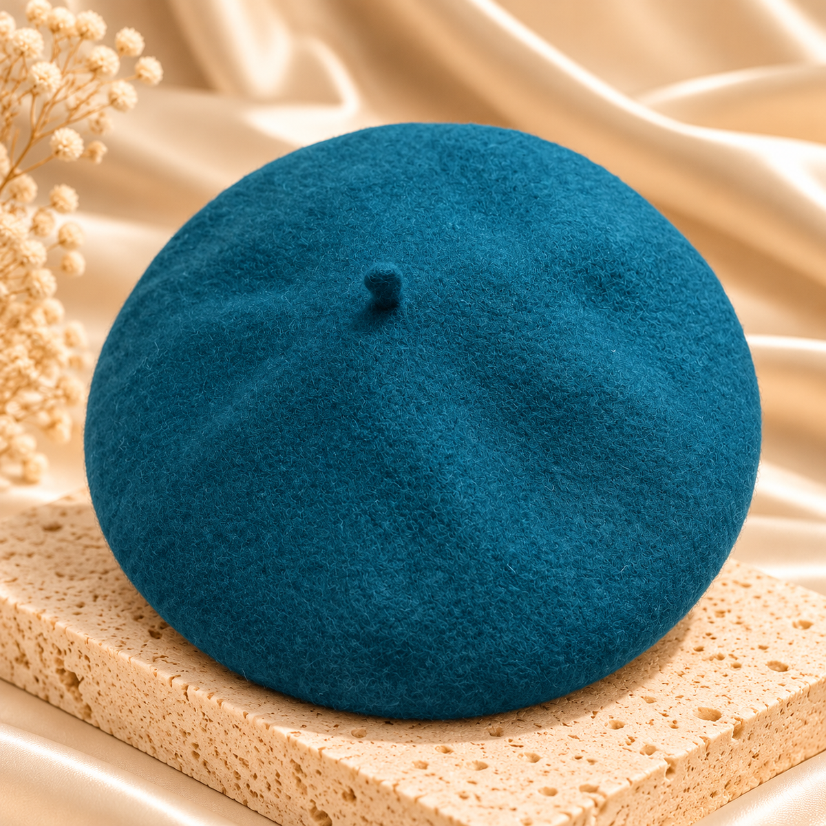 Classic Wool-Look Beret
