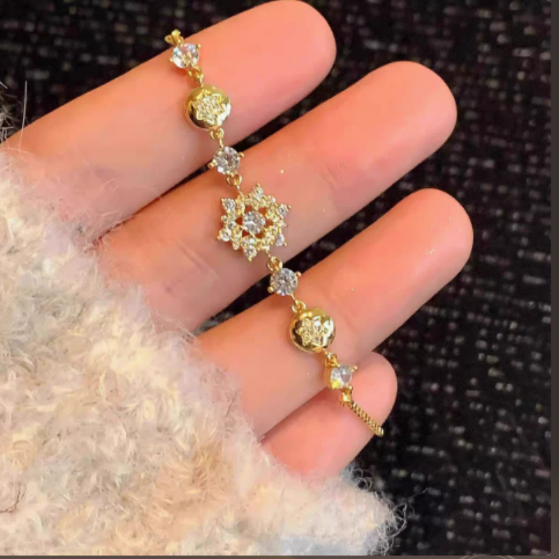 Celestial Bloom Crystal Bracelet