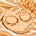 Sparkling Crystal Hoop Earrings