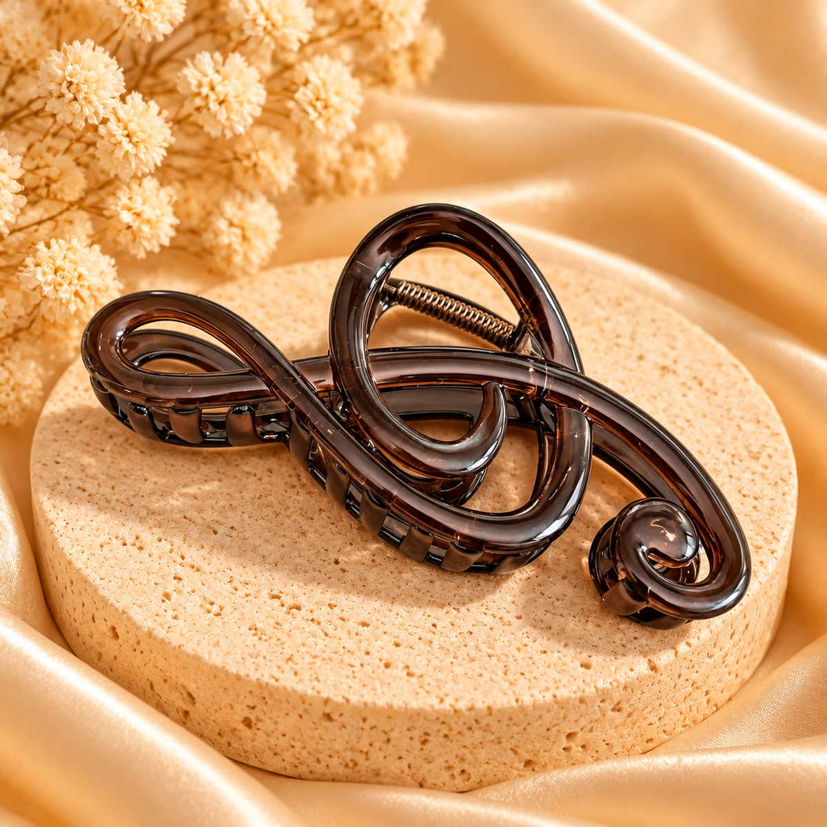 Elegant Swirl Hair Claw Clip
