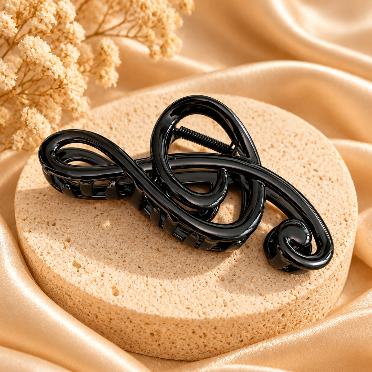 Elegant Swirl Hair Claw Clip