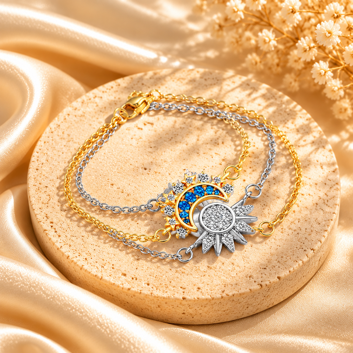 Sun & Moon Bracelet Set