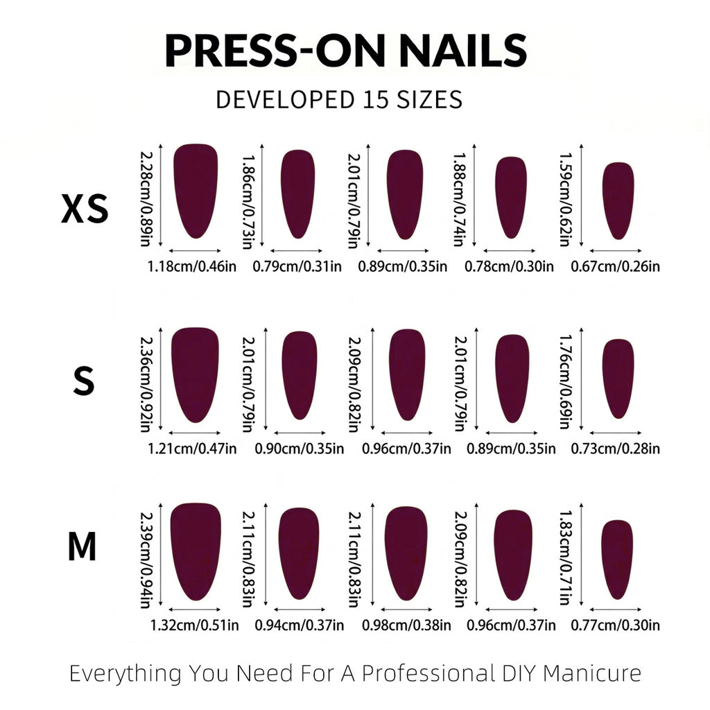 Floral & Ladybug Press-On Nails