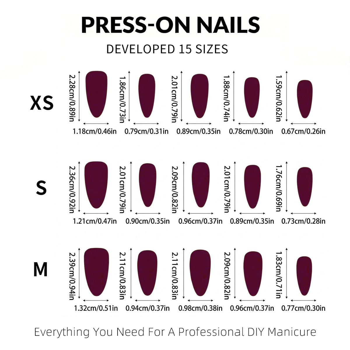 Floral & Ladybug Press-On Nails