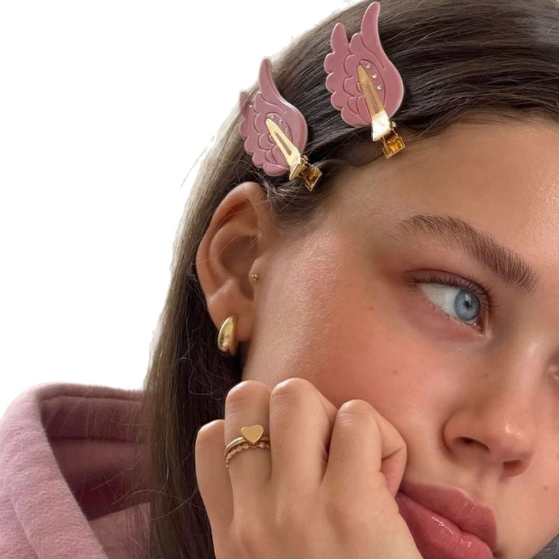 Angel Wing Hair Clips – 1 Pair