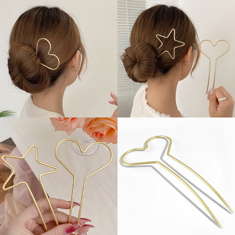 Star & Heart Hair Pins