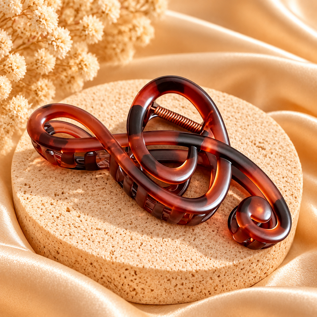 Elegant Swirl Hair Claw Clip