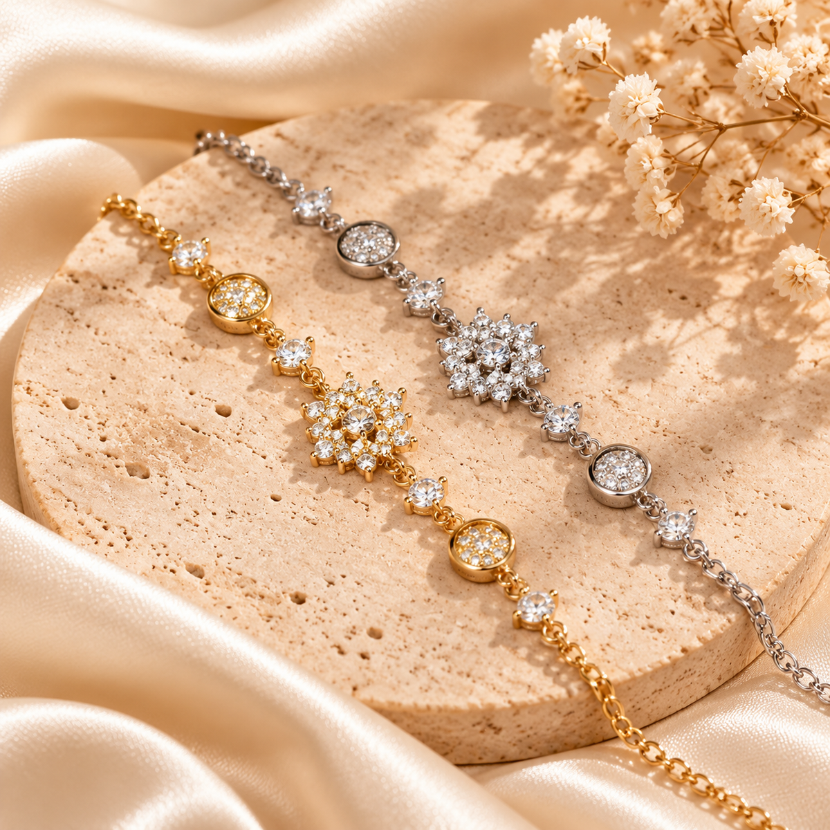 Celestial Bloom Crystal Bracelet