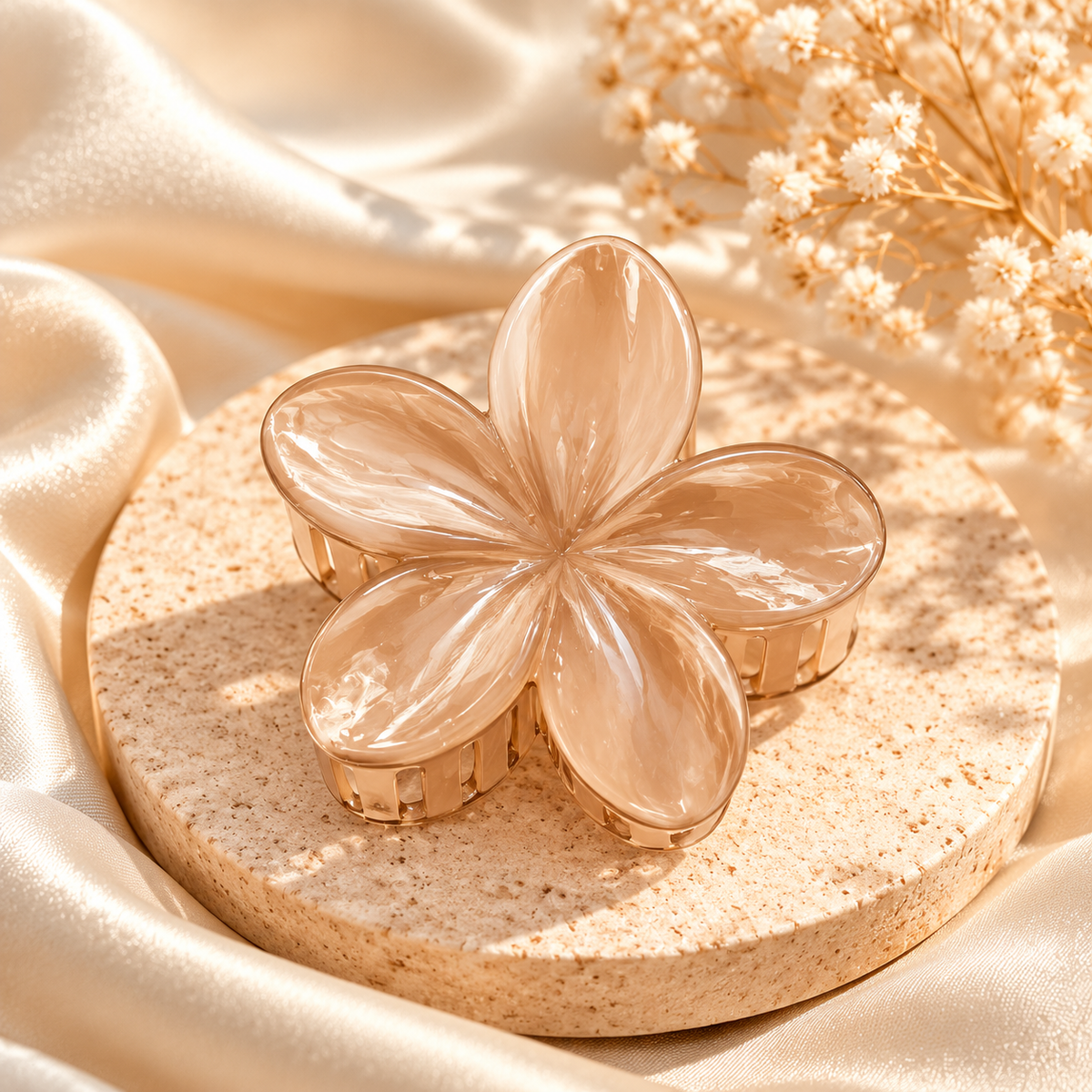 Floral Claw Hair Clip