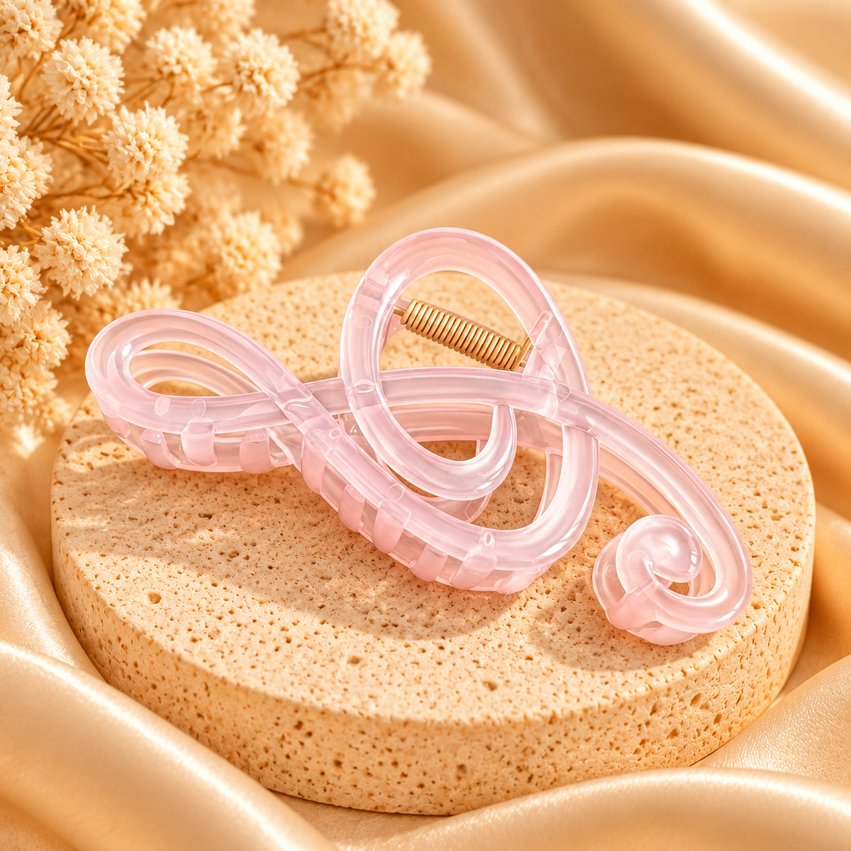 Elegant Swirl Hair Claw Clip