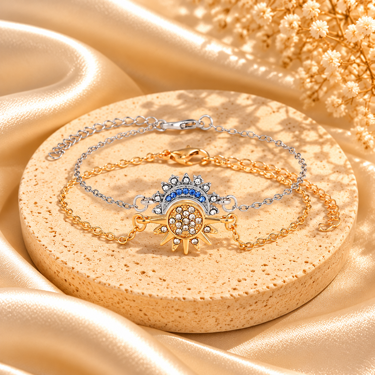 Sun & Moon Bracelet Set