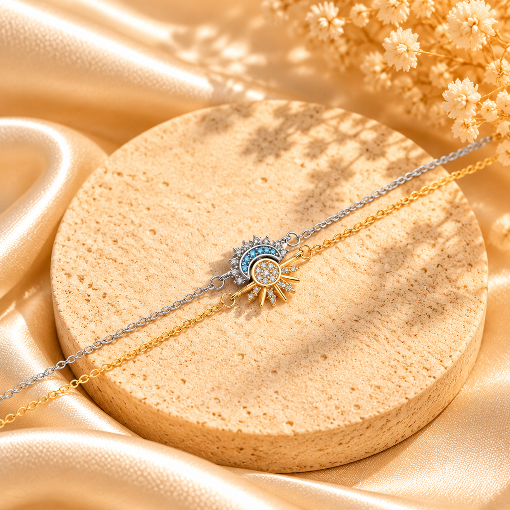 Sun & Moon Bracelet Set