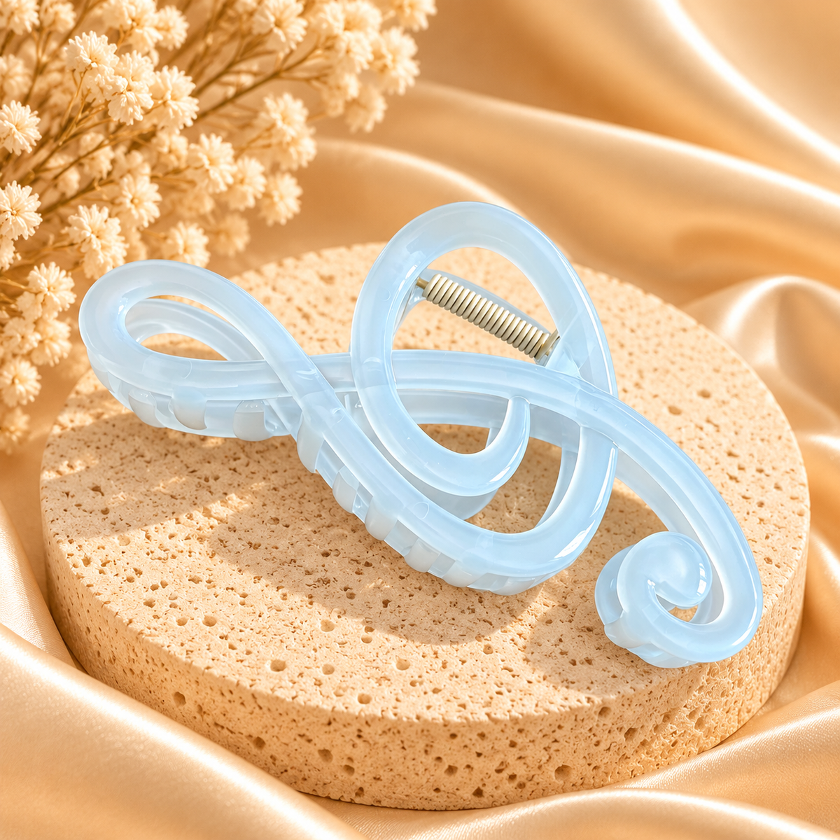 Elegant Swirl Hair Claw Clip