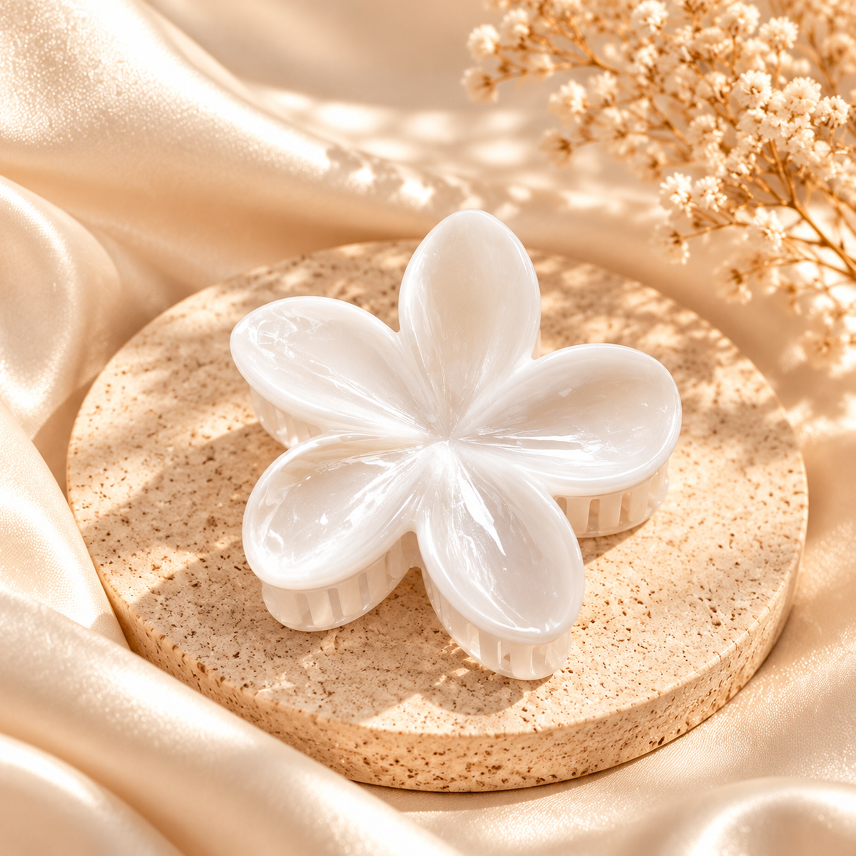 Floral Claw Hair Clip