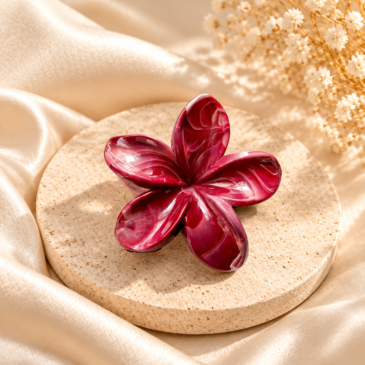 Floral Claw Hair Clip