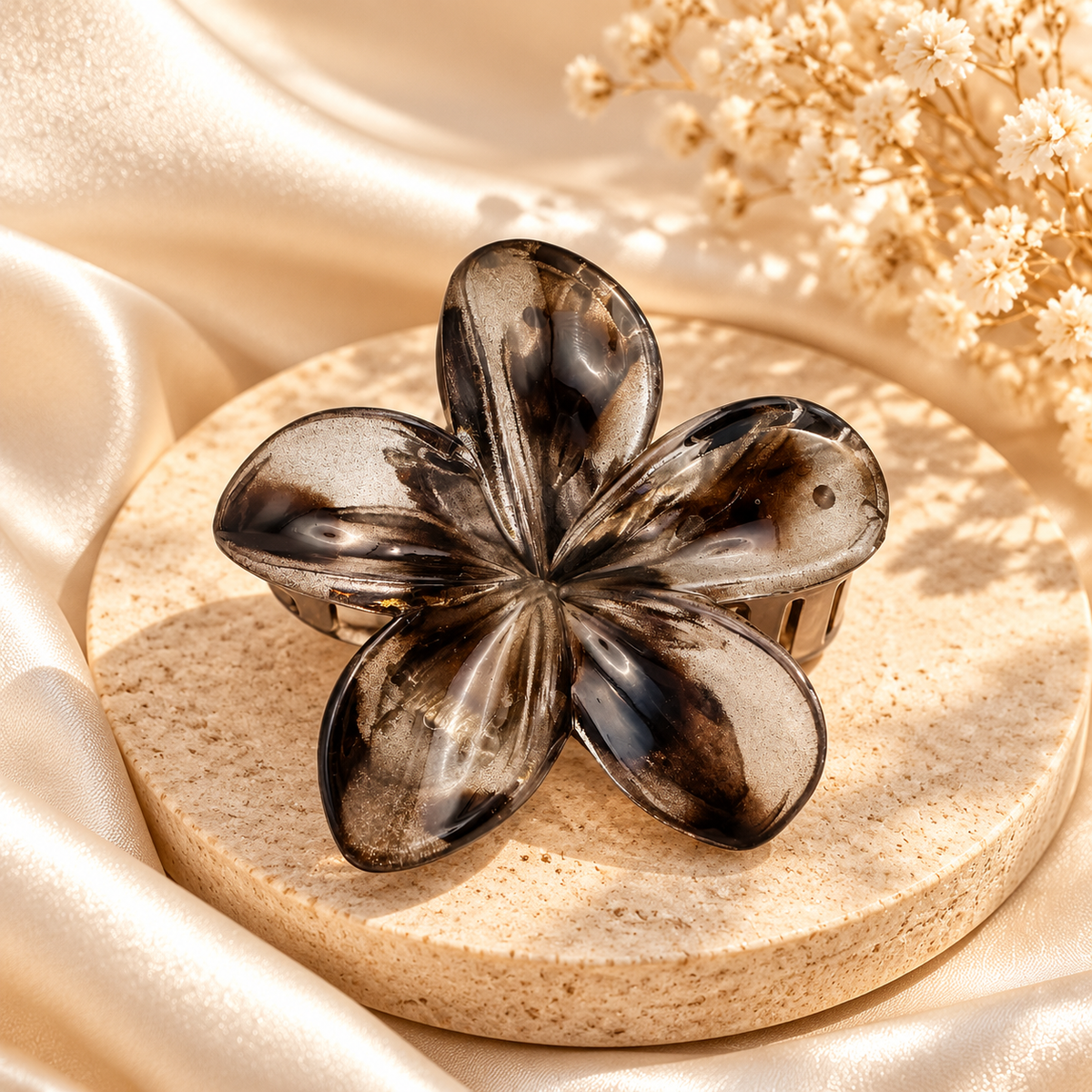 Floral Claw Hair Clip